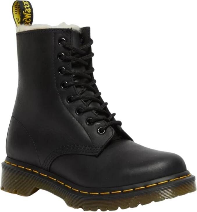 Dr. Martens 1460 SERENA Hoge sneakersVeterbootsDames veterschoenenDames sneakersHalf-hoge schoenen Zwart - Foto 9