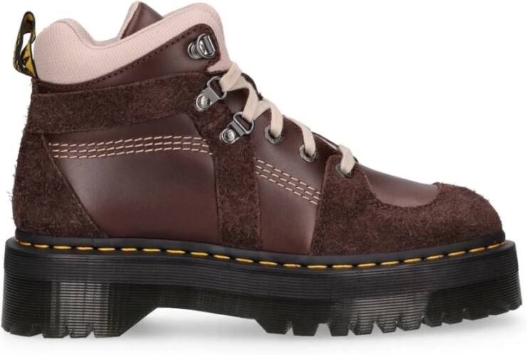 Dr. Martens Boots Zuma Wooly Bully Hiker Boots in bruin