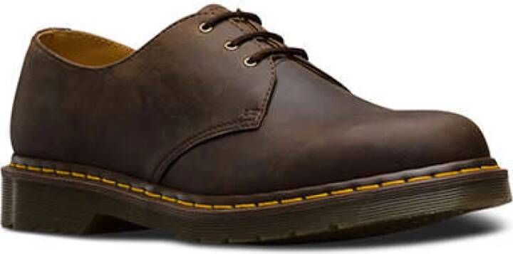 Dr. Martens Crazy Horse Leren Oxford Schoenen Donkerbruin Brown