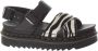 Dr. Martens Zebra Hair Sandalen Black Dames - Thumbnail 2
