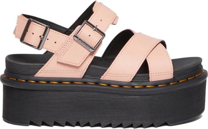 Dr. Martens Zebrilus Plateau Sandalen Pink Dames