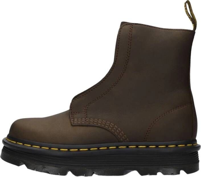 DR MARTENS Bruine Boots Zebzag Lace Less Laceless Boot - Foto 2
