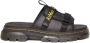 Dr. Martens Zwarte Sandalen met Contraststiksels Black Heren - Thumbnail 5