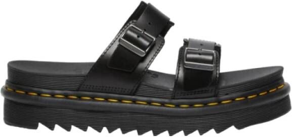 Dr Martens Myles Brando Buckle Slide Sandals Dr. Martens Zwart Heren - Foto 3