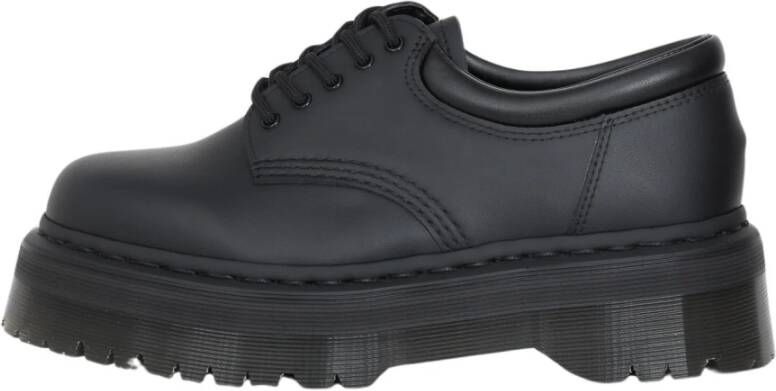 Dr. Martens Zwarte 5-oog schoenen met Quad zool Black Dames