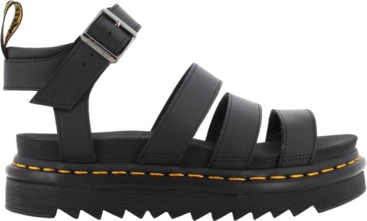 Dr. Martens Klassieke platte sandalen met verstelbare enkelband Black Dames - Foto 17