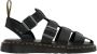 Dr. Martens Zwarte Caged Leren Sandalen Black Dames - Thumbnail 1