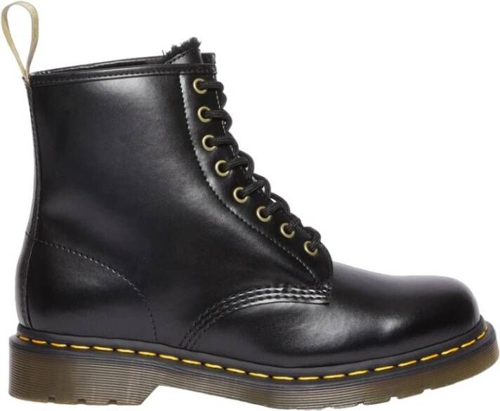 Dr. Martens Zwarte casual leren laarzen Black Heren