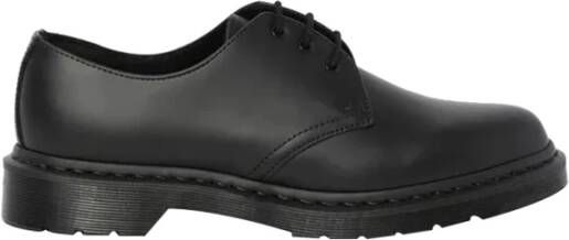 Dr. Martens Stijlvolle zwarte platte schoenen voor heren Black Heren