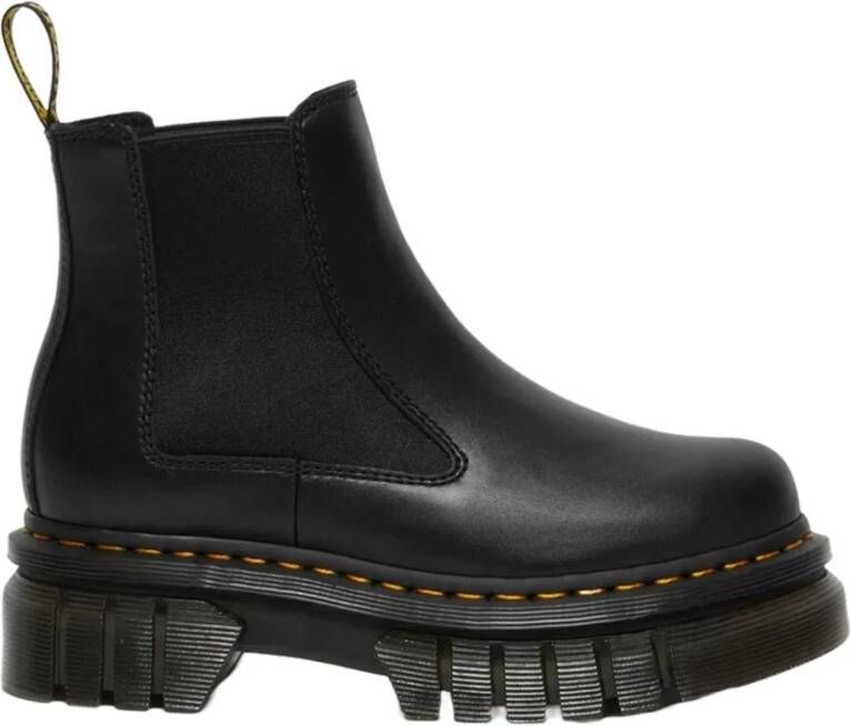 Dr. Martens Zwarte Chelsea Laarzen met Innovatieve Zool Black Dames