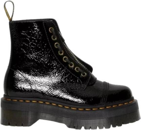 Dr. Martens Zwarte Distressed Patent Laarzen Black Dames