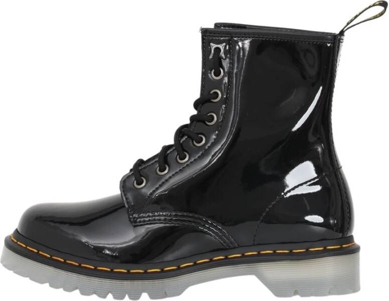 Dr. Martens Zwarte Enkellaarsjes voor Dames Model 1460 Iced BN Zwart Dames - Foto 13