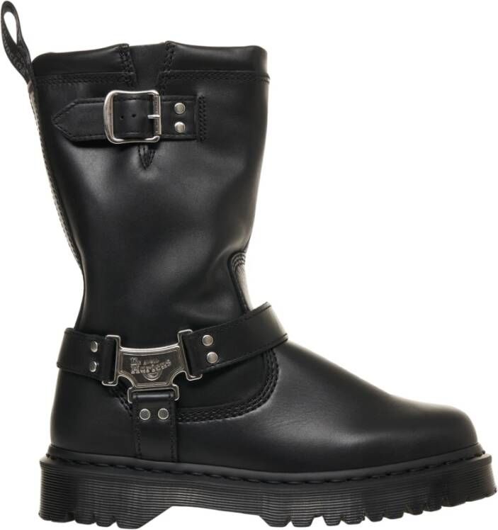 Dr. Martens Zwarte enkellaarzen met gespsluitingen - Foto 2