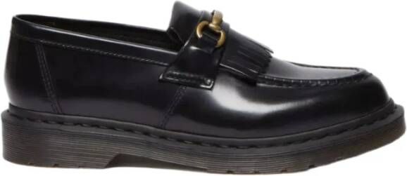 Dr. Martens Elegante Atlas Leren Loafers met Franje en Metalen Gesp Black - Foto 5