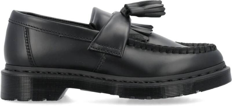 Dr. Martens Klassieke zwarte loafers met franjes Black Dames - Foto 3