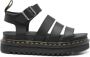 Dr. Martens Zwarte Gesp Sandalen Plateauzool Black Dames - Thumbnail 3
