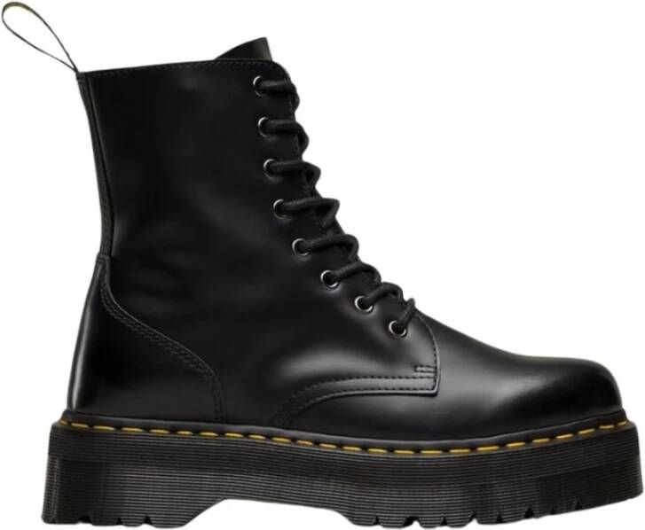 Dr Martens Dr. Martens SINCLAIR BLACK MILLED NAPPA Volwassenen VeterlaarzenHalf hoge schoenen Kleur Zwart