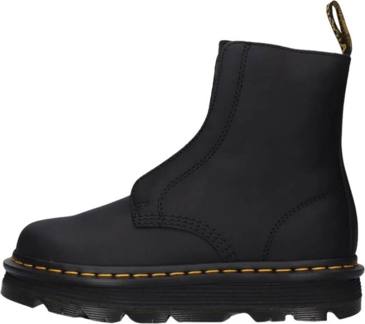 Dr. Martens Zwarte Laceless Laarzen voor Vrouwen