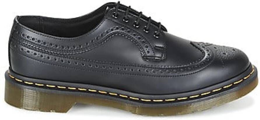 Dr. Martens Zwarte Leren Derby Schoenen Vrouwen Black Heren