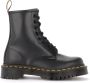 Dr. Martens Zwarte Leren Enkellaarzen 8-Gaats Black Dames - Thumbnail 1