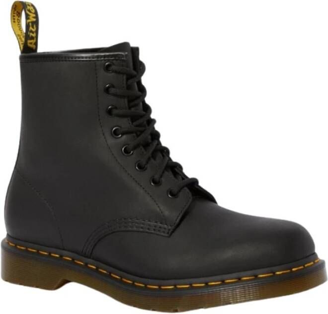 Dr. Martens Zwarte Leren Enkellaarzen Black Dames