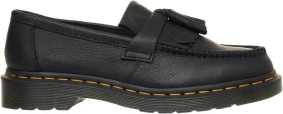 Dr. Martens Zwarte Leren Franje Loafers
