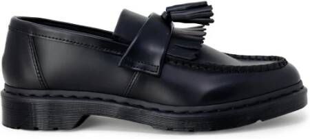 Dr. Martens Zwarte leren instappers Black Heren