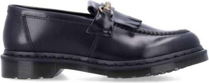 Dr. Martens Elegante Atlas Leren Loafers met Franje en Metalen Gesp Black - Foto 4