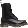 Dr. Martens Zwarte Leren Laarzen met Logo Treklus Black Dames - Thumbnail 10