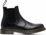 Dr. Martens Zwarte Leren Laarzen met Platte Zool - Thumbnail 1