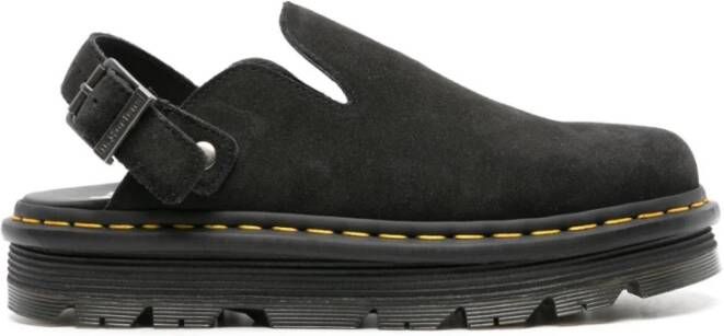 Dr. Martens Zwarte leren sandalen voor vrouwen