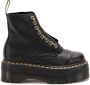 Dr. Martens Zwarte Leren Veterschoenen voor Vrouwen Black Dames - Thumbnail 1