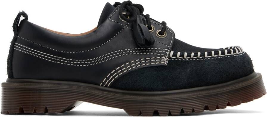 Dr. Martens Zwarte Leren Veterschoenen