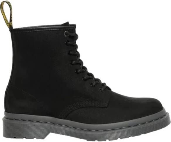 Dr. Martens Zwarte Milled Nubuck Waterdichte Laarzen Black Heren