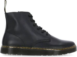 Dr. Martens Zwarte Pebble Leren Laarzen voor Mannen Zwart