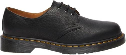 Dr. Martens Zwarte leren mocassin herfst winter stijl Black