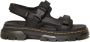 Dr. Martens Zwarte Poly Platte Sandalen voor Mannen Black Heren - Thumbnail 1