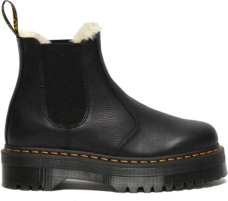 Dr. Martens Zwarte Quad Pisa Enkelboots