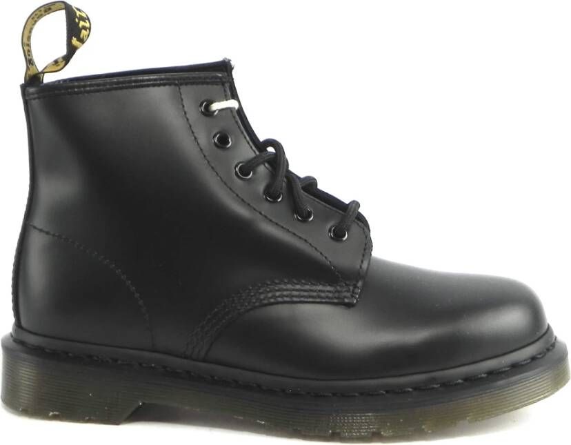 Dr. Martens Zwarte Spazzolato Schoenen Black Dames