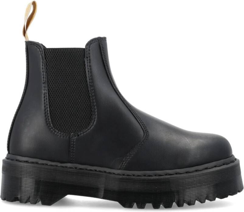 Dr. Martens Zwarte Vegan Platform Chelsea Boots Black Heren