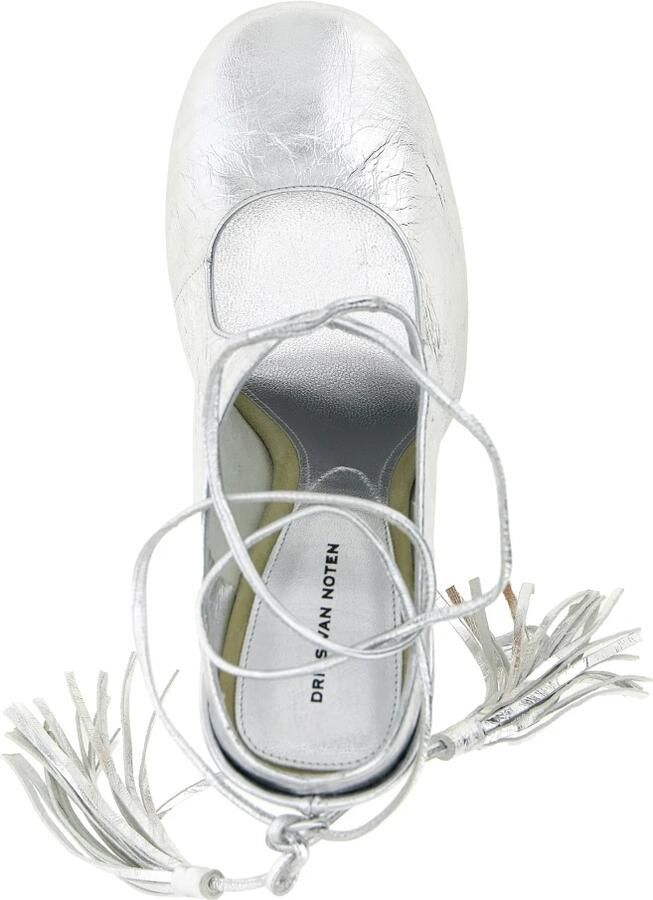 Dries Van Noten Gelamineerde Leren Muiltjes - Foto 2