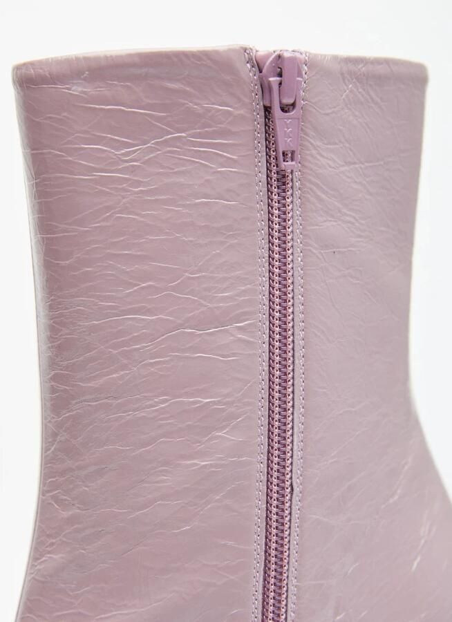 Dries Van Noten Platform Hak Leren Laarzen