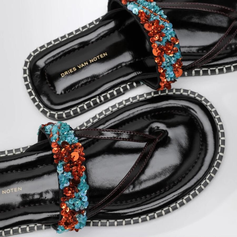 Dries Van Noten Rounded Toe Flipflop Sandal - Foto 2