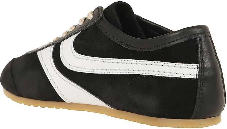 Dries Van Noten Suède en Leren Sneakers - Foto 2