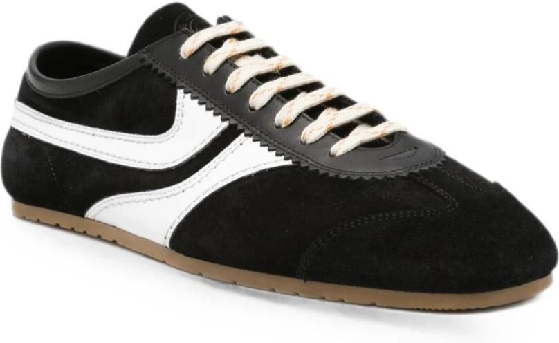 Dries Van Noten Suède en leren sneakers - Foto 2