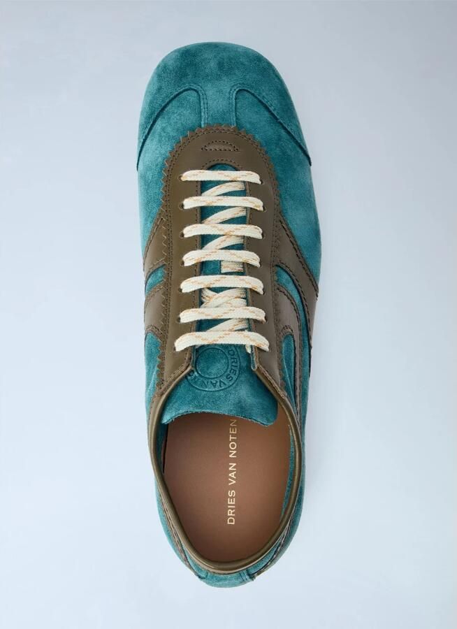 Dries Van Noten Suede Panel Sneakers - Foto 6