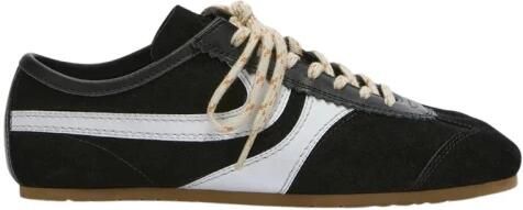 Dries Van Noten Leren Sneakers met Suède Details - Foto 4