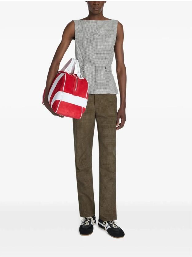 Dries Van Noten Suede Stripe Sneakers