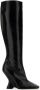 Dries Van Noten Elegante Zwarte Leren Haklaarzen Black Dames - Thumbnail 1