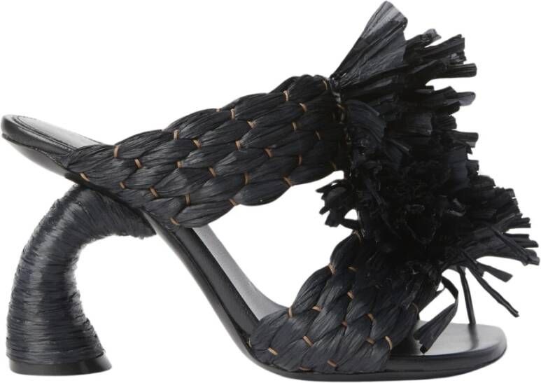 Dries Van Noten Heeled Mules Black Dames